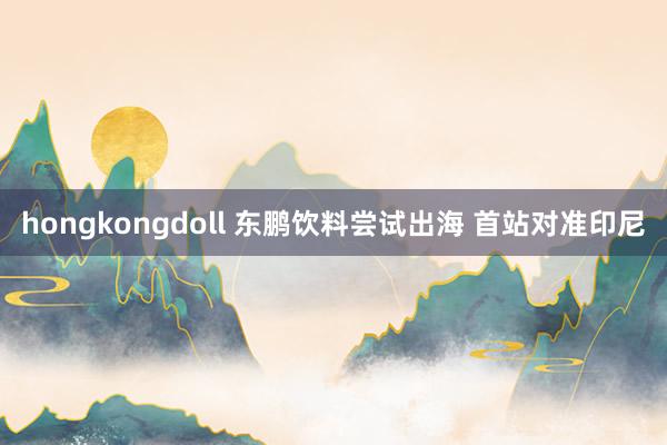 hongkongdoll 东鹏饮料尝试出海 首站对准印尼