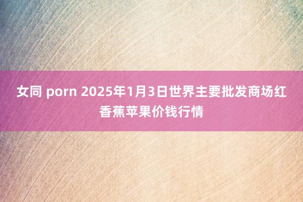 女同 porn 2025年1月3日世界主要批发商场红香蕉苹果价钱行情