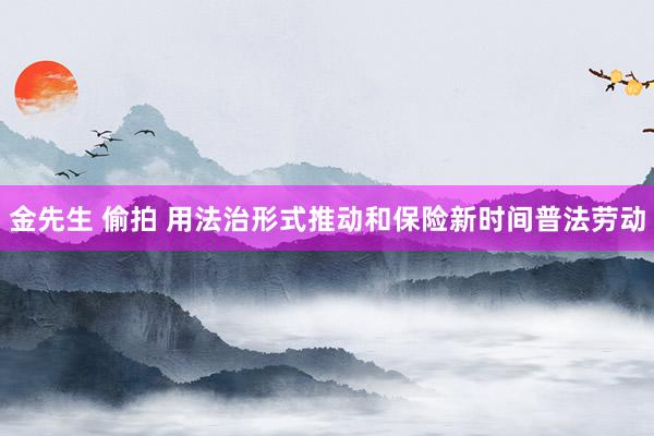 金先生 偷拍 用法治形式推动和保险新时间普法劳动